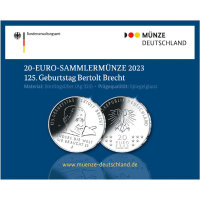 Deutschland 20 Euro 2023 Bertolt Brecht - PP