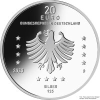 Deutschland 20 Euro 2023 Rechenmaschine von Wilhelm Schickard - PP