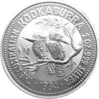 Australien Kookaburra 1994 2 oz Silber