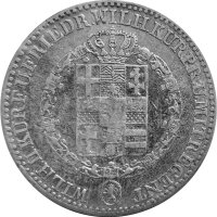 Hessen-Kassel 1 Taler 1842 - Kurfürst Wilhelm II....