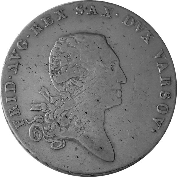 KM C#87 Warschau 1 Talar 1812 I.B. - König Friedrich August I. von Sachsen als Herzog von Warschau 1807-1815