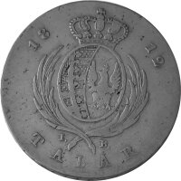 KM C#87 Warschau 1 Talar 1812 I.B. - König Friedrich August I. von Sachsen als Herzog von Warschau 1807-1815