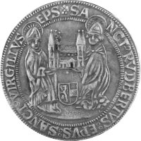 RDR Erzstift Salzburg 1 Guldiner 1504 "Rübentaler" - Leonhard von Keutschach (spätere Nachprägung)
