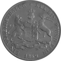 Württemberg 1 Vereinstaler 1859 - König Wilhelm I. 1816-1864, KM#601