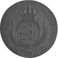 Württemberg 20 Kreuzer 1807 - König Friedrich I. 1806-1816, KM#501