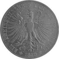 Frankfurt 1 Vereinstaler 1859, KM#360