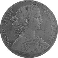 Frankfurt 1 Vereinstaler 1860, KM#360 - Silber s