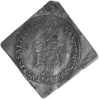 RDR Erzstift Salzburg 1/9 Taler-Klippe 1660  - Goidobold von Thun und Hohenstein, KM#180