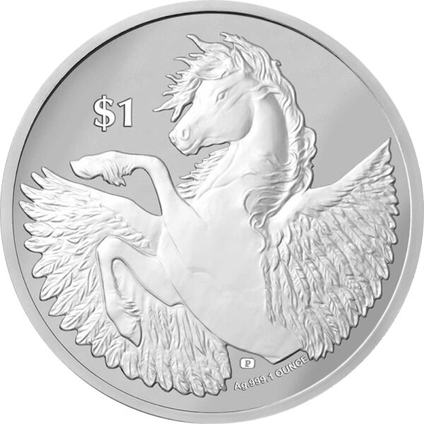 British Virgin Islands Pegasus 2023 1 oz Silber
