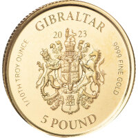 Gibraltar Lady Justice - Justitia 2023 1/10 oz Gold
