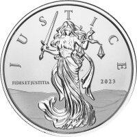 Gibraltar Lady Justice - Justitia 2023 1 oz Silber |...