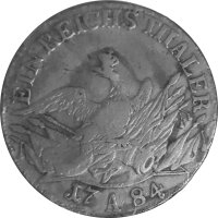 Brandenburg-Preußen 1 Reichstaler 1784 A - König Friedrich II. 1740-1786, KM#332.1