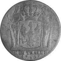 Brandenburg-Preußen 1 Taler 1797 B - König Friedrich Wilhelm II. 1786-1797, KM#360.2