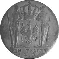 Brandenburg-Preußen 1 Taler 1796 A - König Friedrich Wilhelm II. 1786-1797, KM#360.1