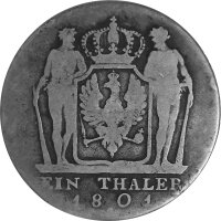 Brandenburg-Preußen 1 Taler 1801 A - König Friedrich Wilhelm III. 1797-1840, KM#368