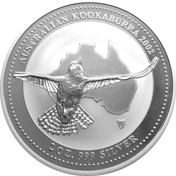 Australien Kookaburra 2002 2 oz Silber