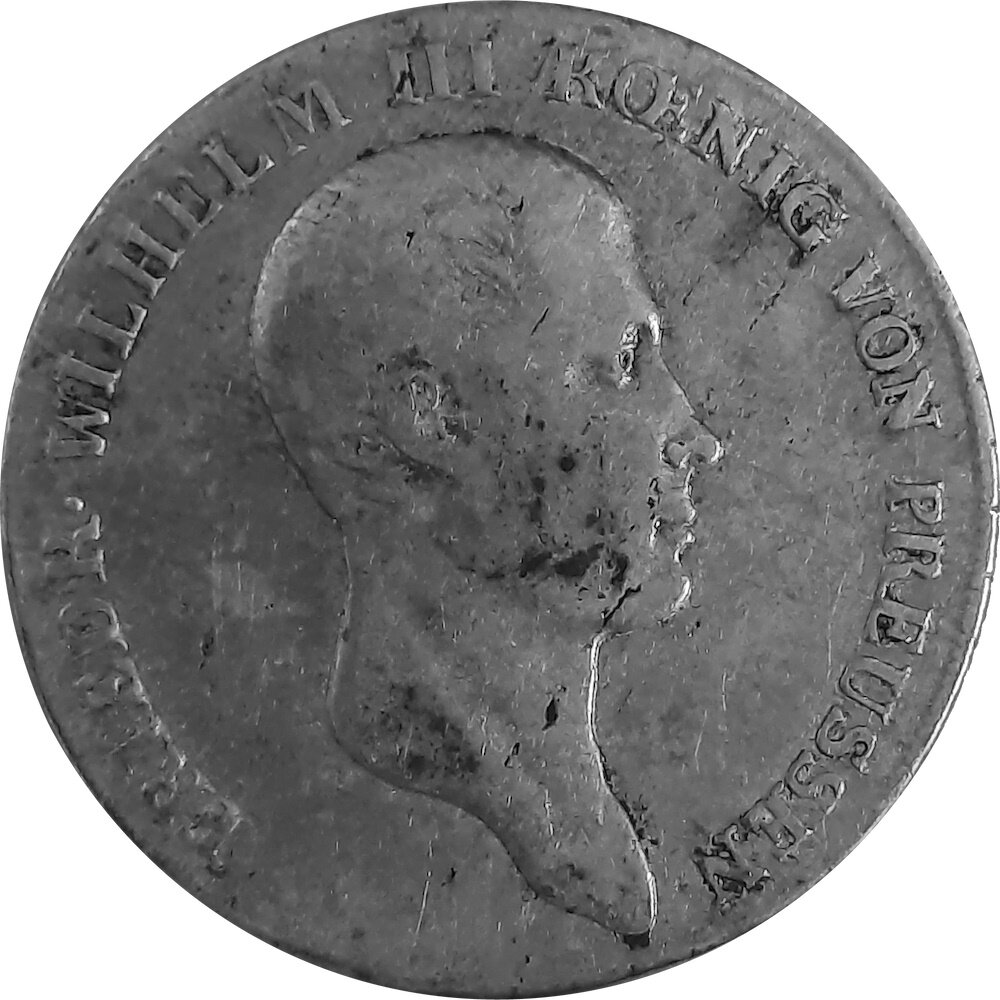 Brandenburg-Preußen 1/3 Reichstaler 1809 A - König Friedrich Wilhelm ...