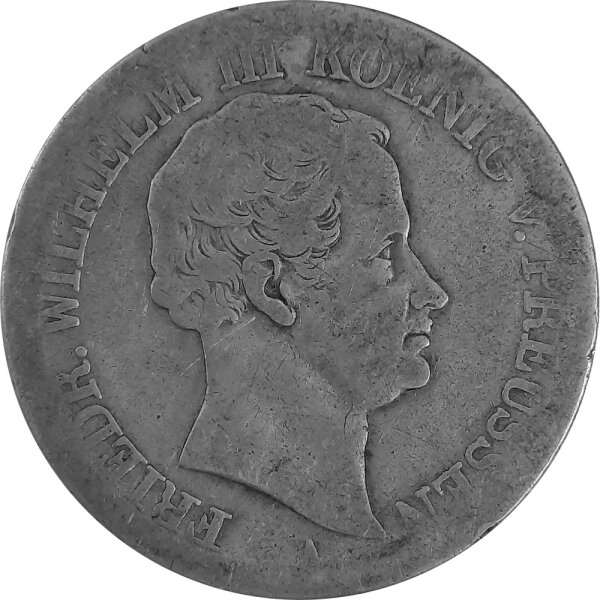 Brandenburg-Preußen 1 Taler 1830 A - König Friedrich Wilhelm III. 1797-1840 - II Wahl, KM#419