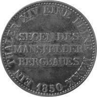 Brandenburg-Preußen 1 Taler (Ausbeutetaler) 1850 A - König Friedrich Wilhelm IV. 1840-1861, KM#455
