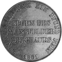 Brandenburg-Preußen 1 Vereinstaler (Ausbeutetaler)...