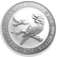 Australien Kookaburra 2004 2 oz Silber
