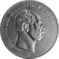 Brandenburg-Preußen 1 Vereinstaler 1861 A -...