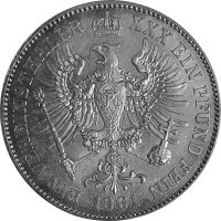Brandenburg-Preußen 1 Vereinstaler 1861 A - König Wilhelm I. 1861-1888, KM#489