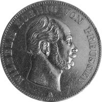 Brandenburg-Preußen 1 Vereinstaler 1861 A -...