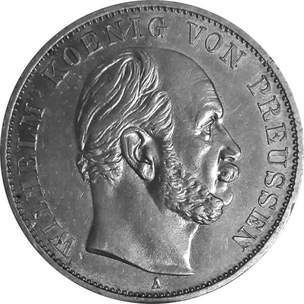 Brandenburg-Preußen 1 Vereinstaler "Siegestaler" 1871 A - König Wilhelm I. 1861-1888 - ss - KM#500