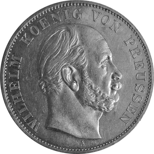 Brandenburg-Preußen 1 Vereinstaler "Siegestaler" 1871 A - König Wilhelm I. 1861-1888 - ss-vz - KM#500