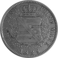 Sachsen 1 Konventionstaler 1828 S - König Anton 1827-1836, KM#1112