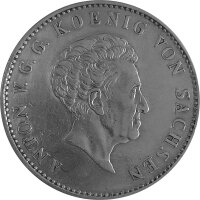 Sachsen 1 Konventionstaler 1830 S - König Anton...