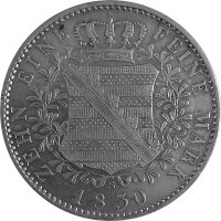 Sachsen 1 Konventionstaler 1830 S - König Anton 1827-1836, KM#1120