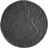 Sachsen 1 Reichstaler 1581 - Kurfürst August 1553-1586