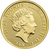 UK The Queen´s Beasts 6. Ausgabe 2019 Falcon 1/4 oz Gold