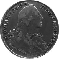Bayern 1 Konventionstaler 1760 - Kurfürst Maximilian...
