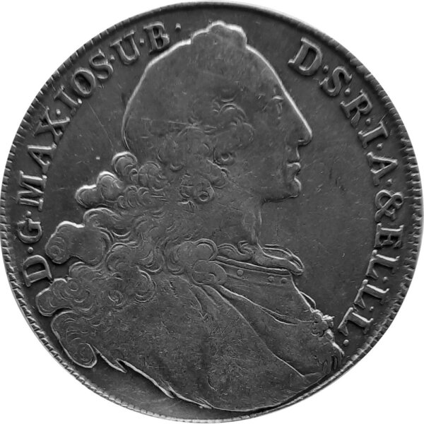 Bayern 1 Konventionstaler 1764 - Kurfürst Maximilian III. Joseph 1745-1777, KM#519.1