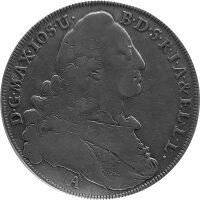 Bayern 1 Konventionstaler 1772 A - Kurfürst...