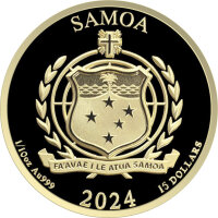 Samoa Golden Eagle 2. Ausgabe 2024 1/10 oz Gold | Prooflike