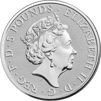 UK The Queen´s Beasts 6. Ausgabe 2019 Falcon 2 oz Silber | incl. Kapsel