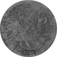 Bayern 1 Konventionstaler 1775 - Kurfürst Maximilian III. Joseph 1745-1777 - s-ss - KM#519.1