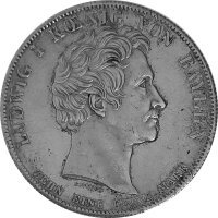 Bayern 1 Konventionstaler "Geschichtstaler - Denkmal König Maximilian I." 1835 - König Ludwig I. 1825-1848, KM#780.2