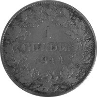 Hessen-Darmstadt 1 Gulden 1844 - Großherzog Ludwig II. 1830-1848, KM#309