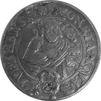 Lübeck Reichsstadt 32 Schilling 1594 - Titel Kaiser...