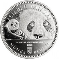 Deutschland Münze Berlin Panda 2018 1 oz Silber