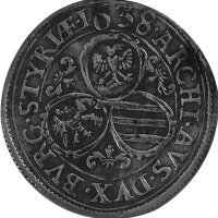 RDR Haus Habsburg 3 Kreuzer Graz 1638 - Ferdinand III., KM#833