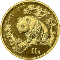 China Panda 1997 1 oz Gold | mit Serifen