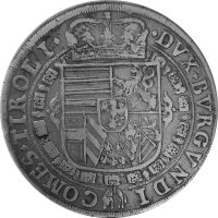 RDR Erzherzogtum Österreich 1 Reichstaler Hall 1632 - Leopold V., KM#629.2