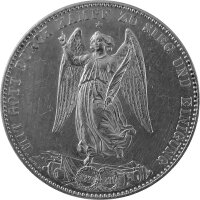 Württemberg 1 Vereinstaler "Siegestaler" 1871 A - König Karl 1864-1891, KM#620