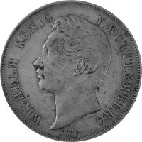 Württemberg 2 Gulden 1849 - König Wilhelm I....